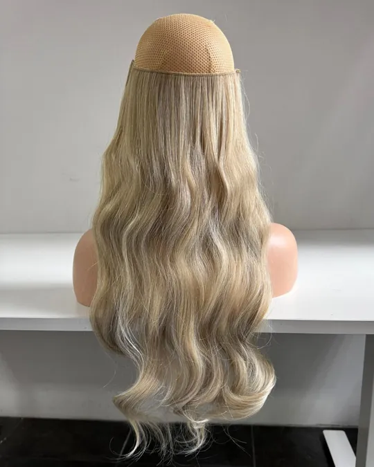 Extensión Nylon ondulada 22" Ceniza — foto 1