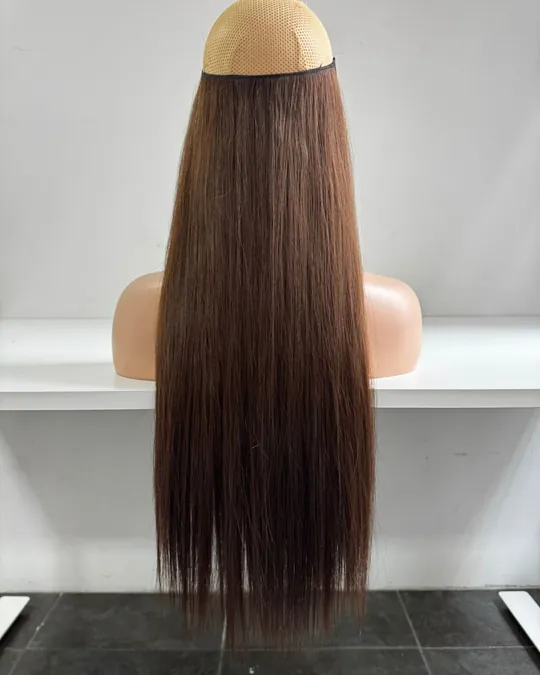 Extensión Nylon lisa 22" Castaño — foto 2