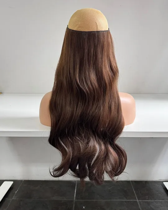 Extensión Nylon ondulada 22" Castaño — foto 1