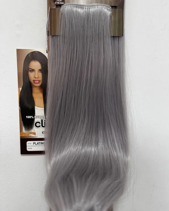 Extensión de clip 7 capas 22" Silver — foto 2