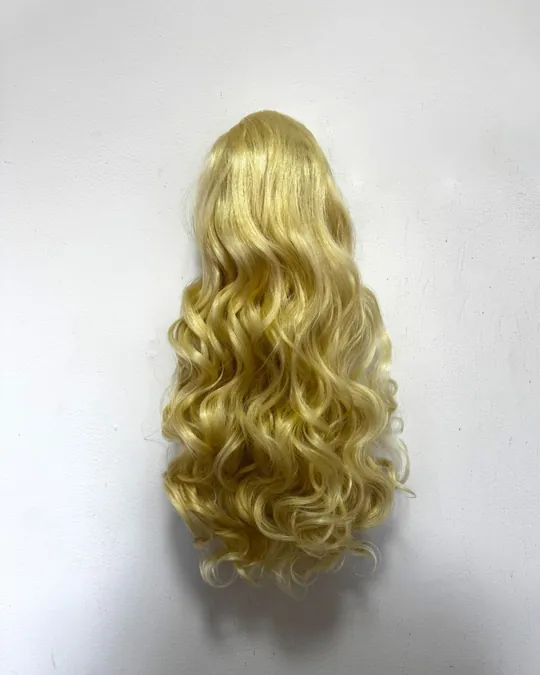 Coleta malla rizada 18" Rubia — foto 1