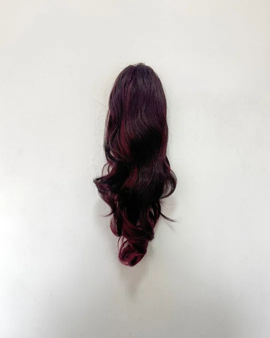 Coleta malla ondulada 19" Borgoña — foto 1