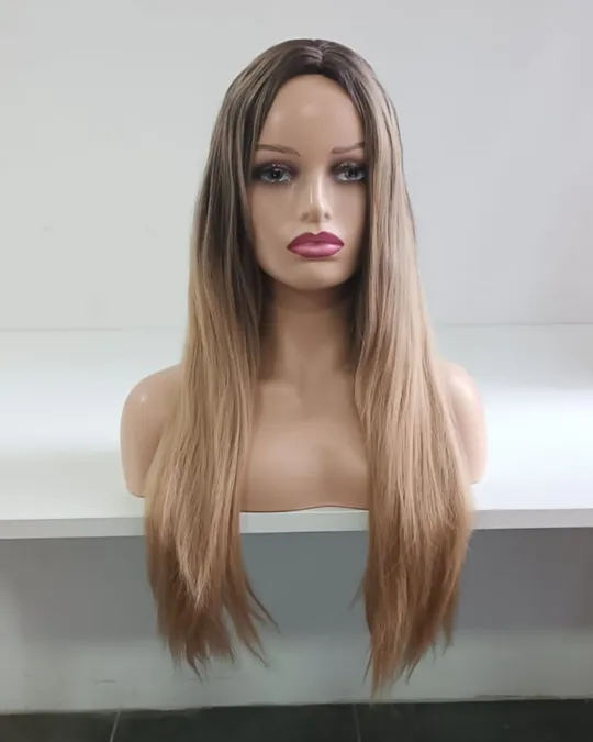 Peluca lisa Rubio Dorado — foto 1
