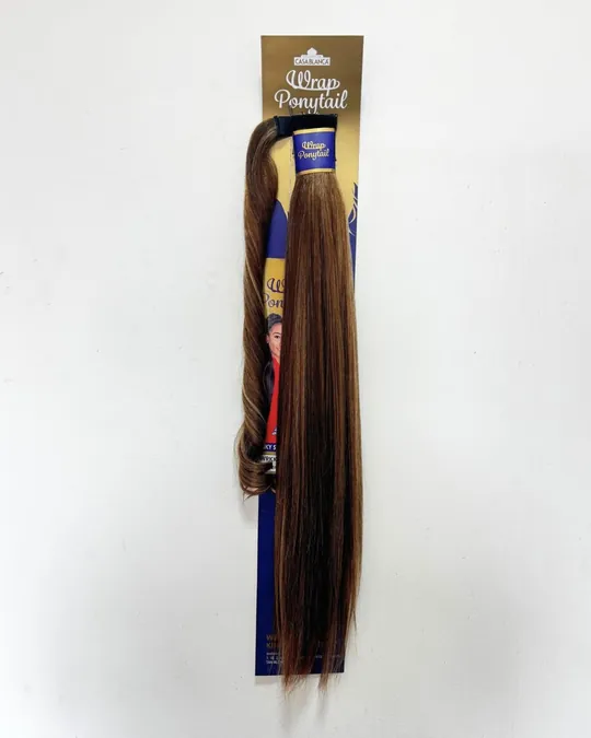 Coleta velcro lisa voluminosa 24" Mechas — foto 1