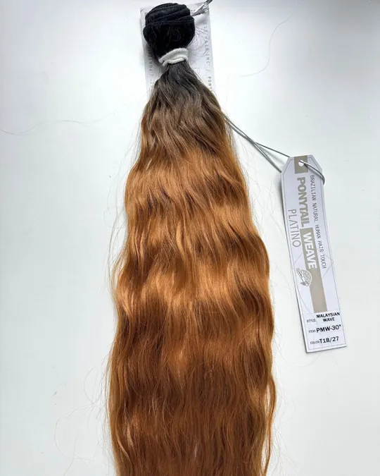 Extensión por metro onda sirena balayage rubio — foto 2