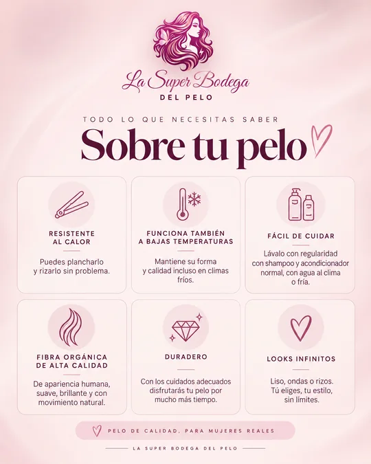 Todo lo que necesitas saber sobre tu pelo: resistente al calor, fácil de cuidar, duradero